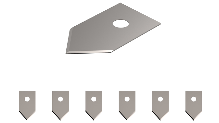 HACONA C/S/E-type 6 pack replacement blades (6 pcs./set)