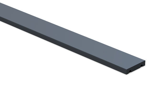 HACONA E-type self-adhesive silicone profile upper/lower (meter)