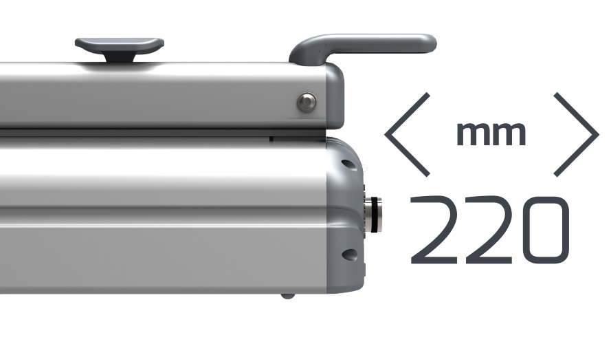 HACONA DISCONTINUED PRODUCT - CI-220 table impulse-sealer (INOX)