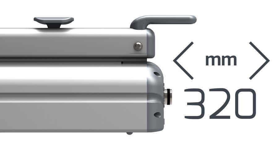 HACONA DISCONTINUED PRODUCT - CI-320 table impulse-sealer (INOX)