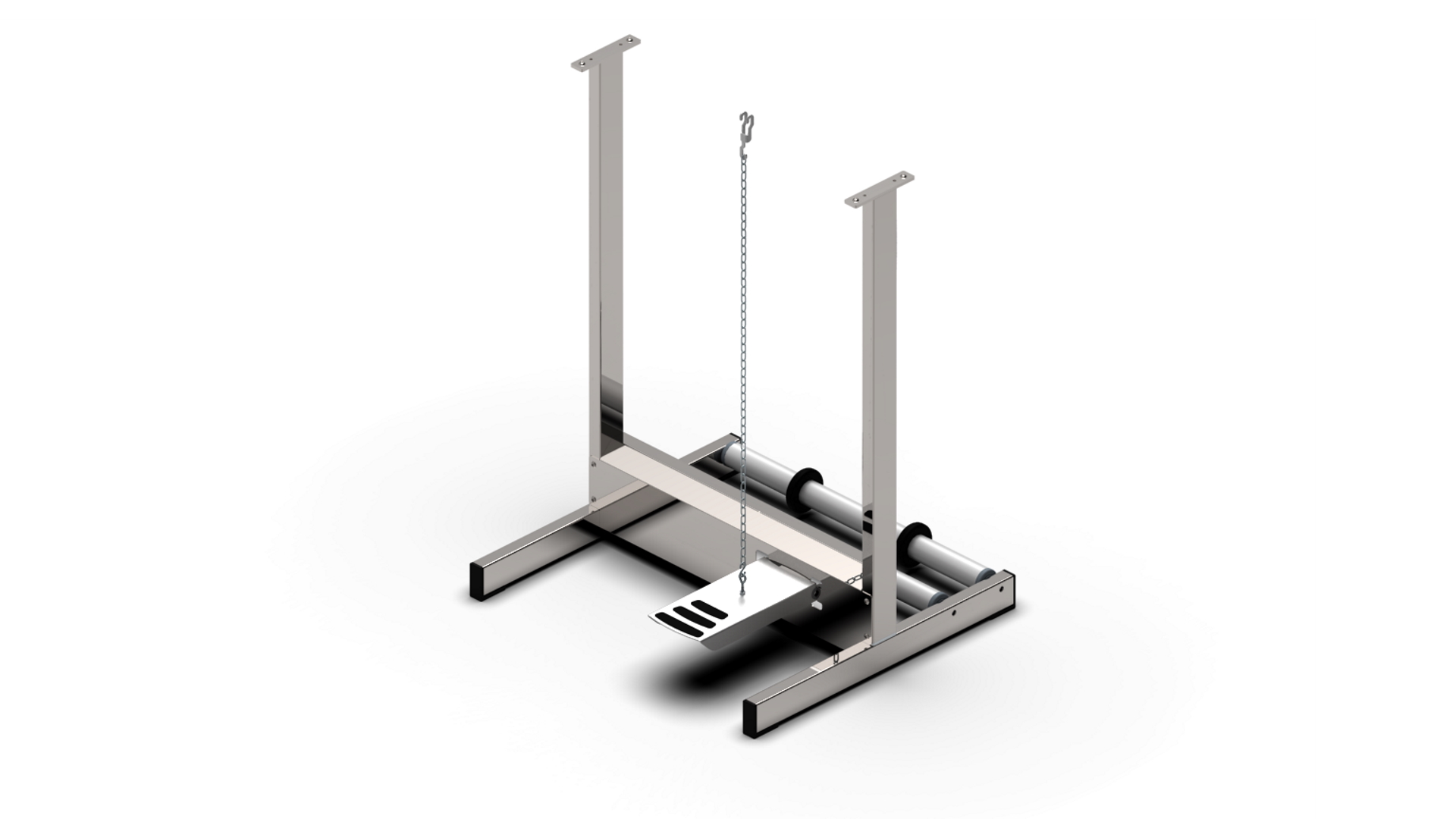 HACONA SI-620 support + footpedal + rolloflux (INOX)